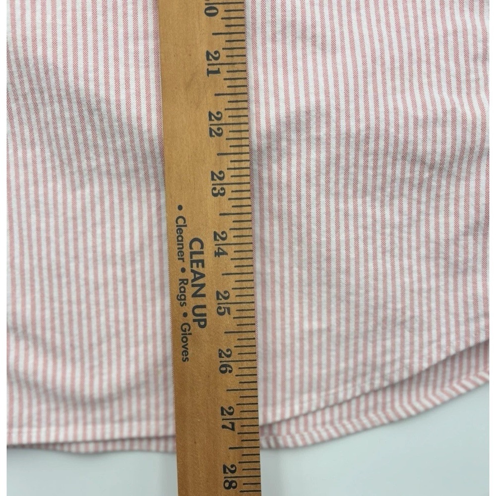 Vineyard Vines Mens L Pink White Stripes LongSleeve Button Down Shirt 0028 - Picture 7 of 7